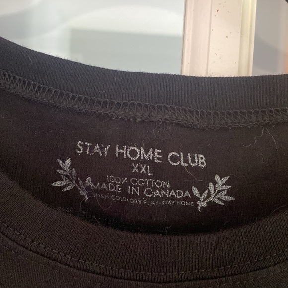 STAY HOME CLUB UNISEX T SHIRT - Picture 2 of 3